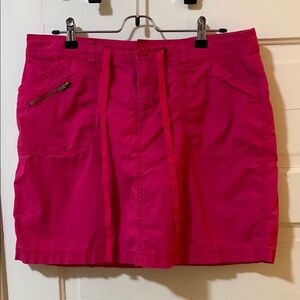 White Stag Pink Cargo Mini Skorts Resort Wear